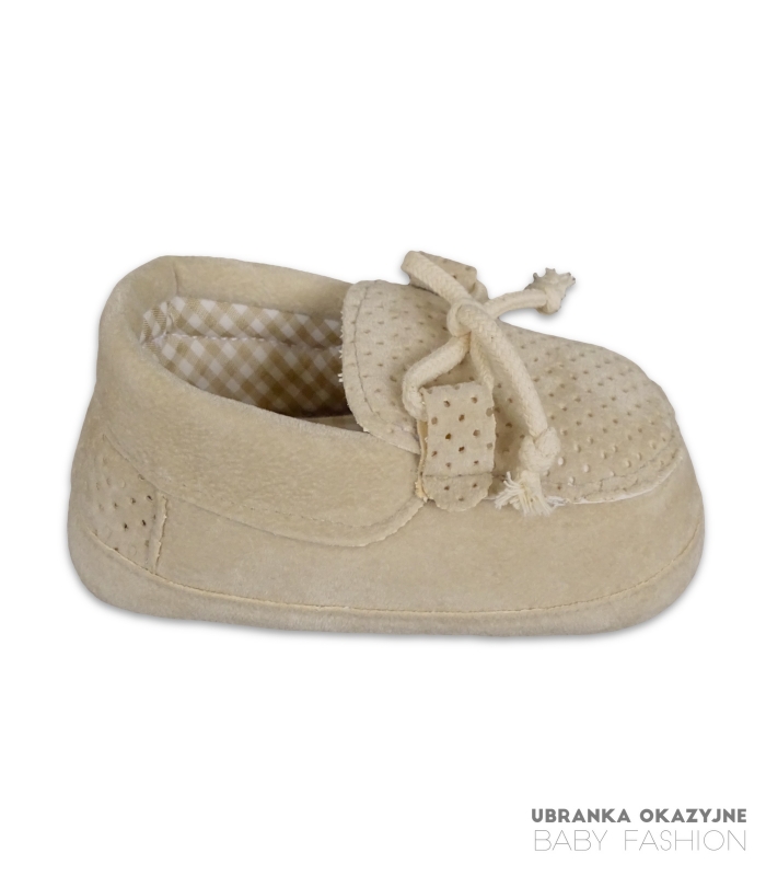 Mokasyny beżowe