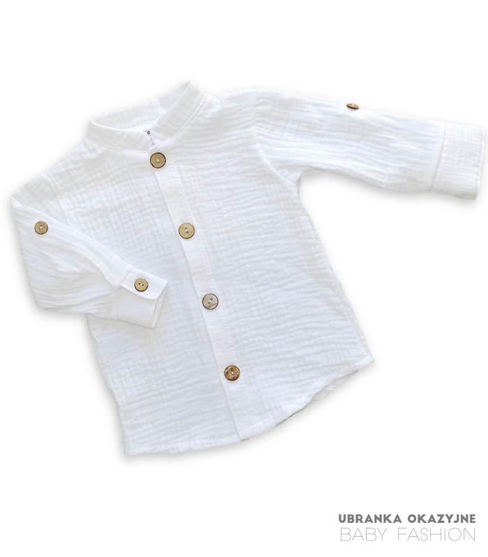 Koszula muślinowa długi rękaw