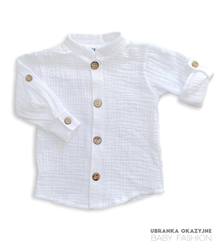 Koszula muślinowa długi rękaw