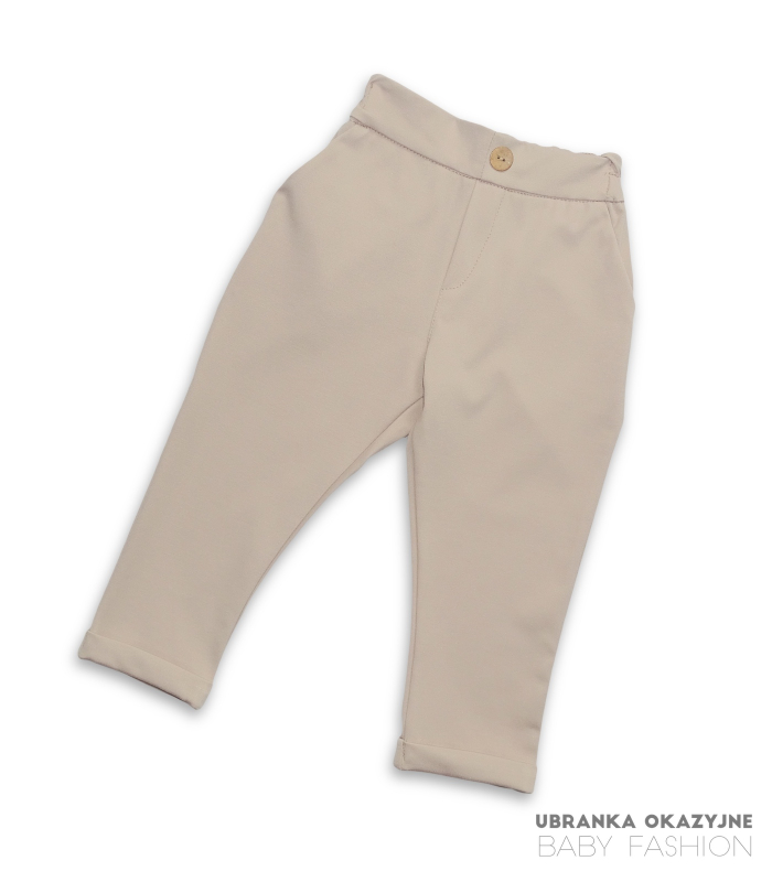 Spodnie Beżowe 92 - 122