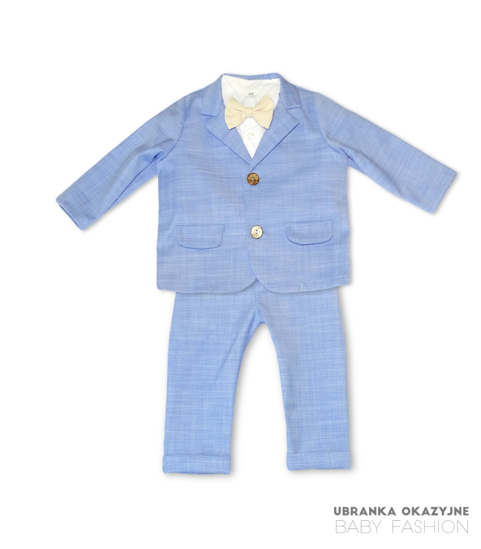 Błękitny garniturek