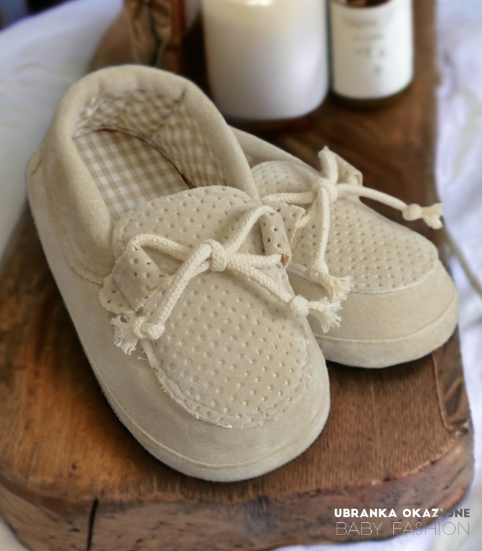 Mokasyny beżowe