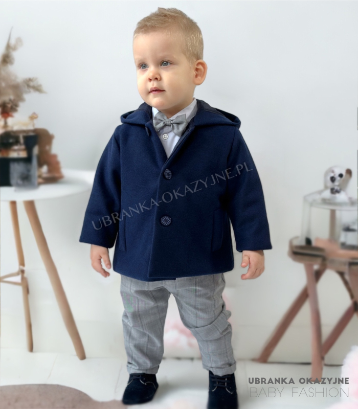 Granatowa kurtka dla dziecka