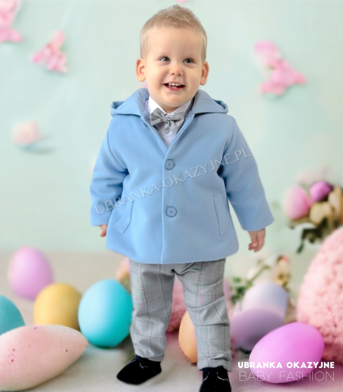 Błękitna kurtka dla dziecka