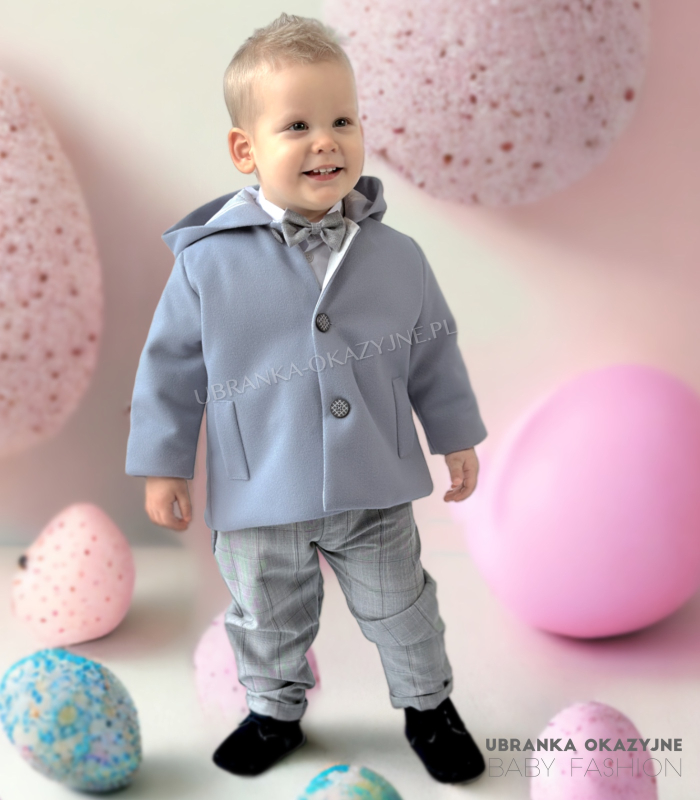 Szara kurtka dla dziecka