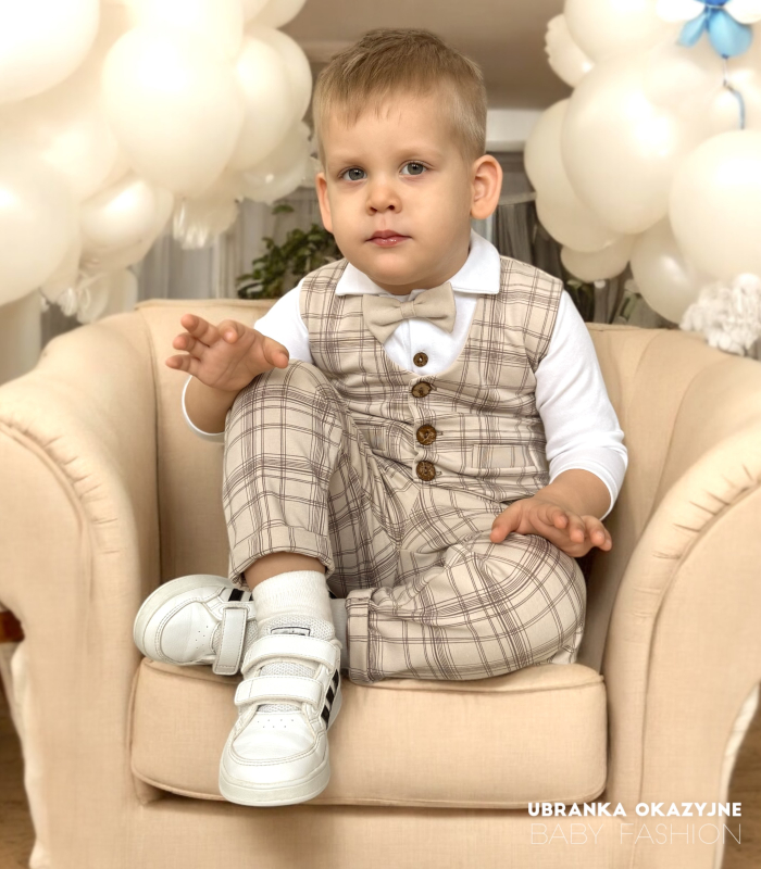 Zestaw chłopięcy Kajetanek z kamizelką
