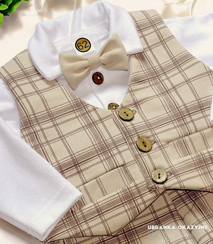 Zestaw chłopięcy Kajetanek z kamizelką