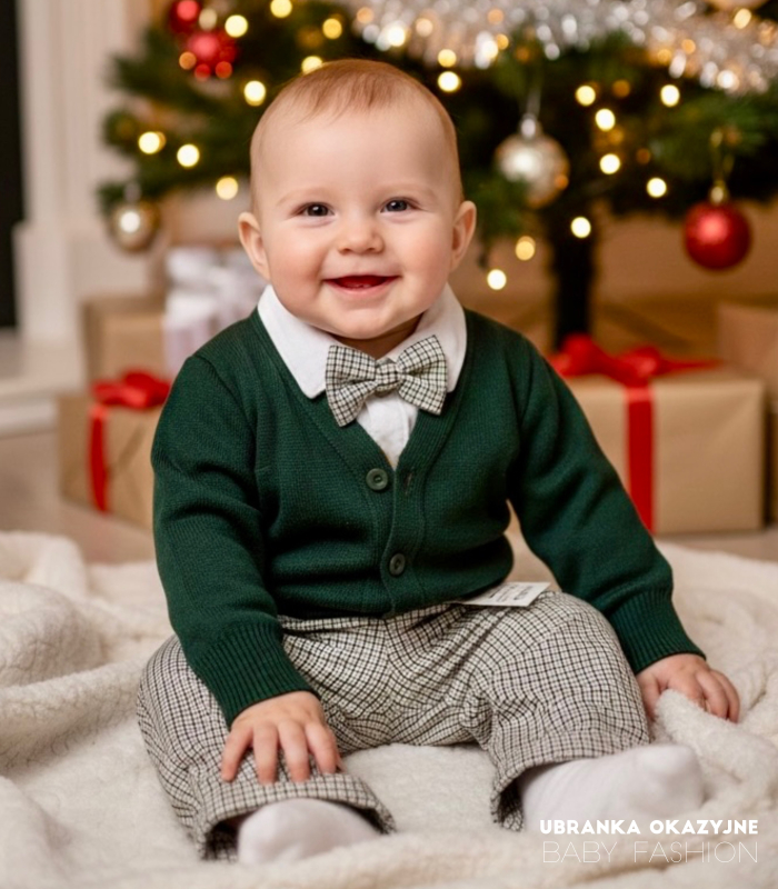 Zestaw chłopięcy Denis ze sweterkiem