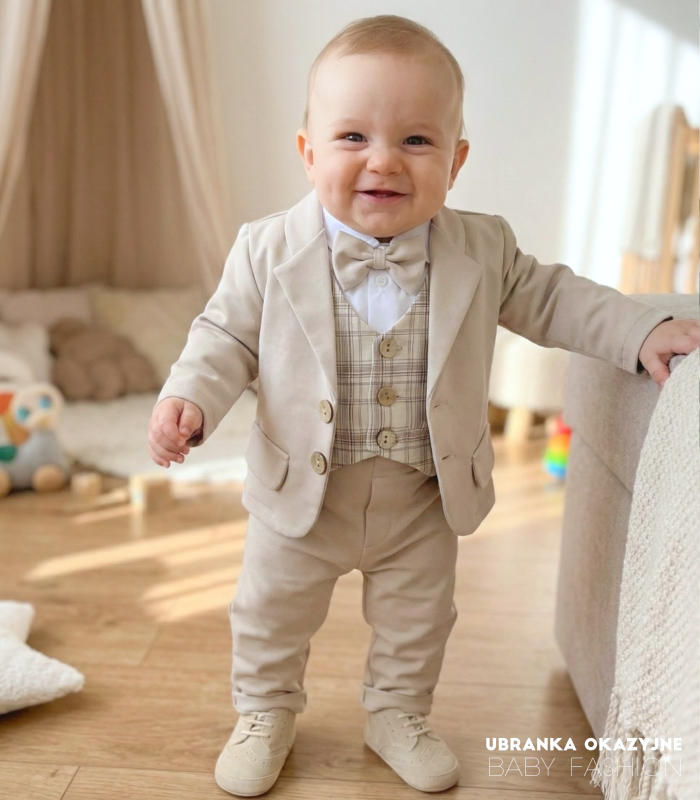 Garniturek Natanek z kamizelką