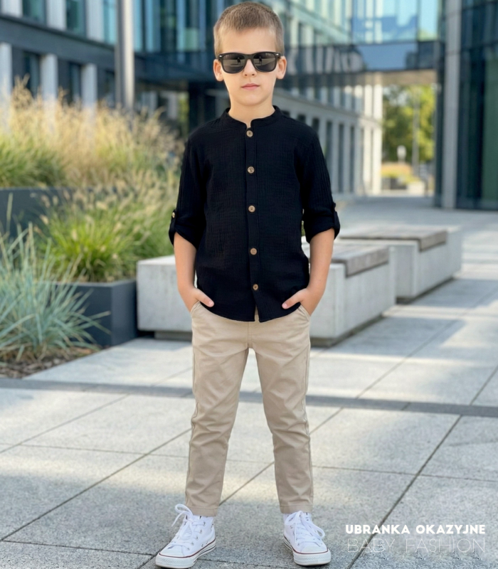 Spodnie Beżowe 92 - 122