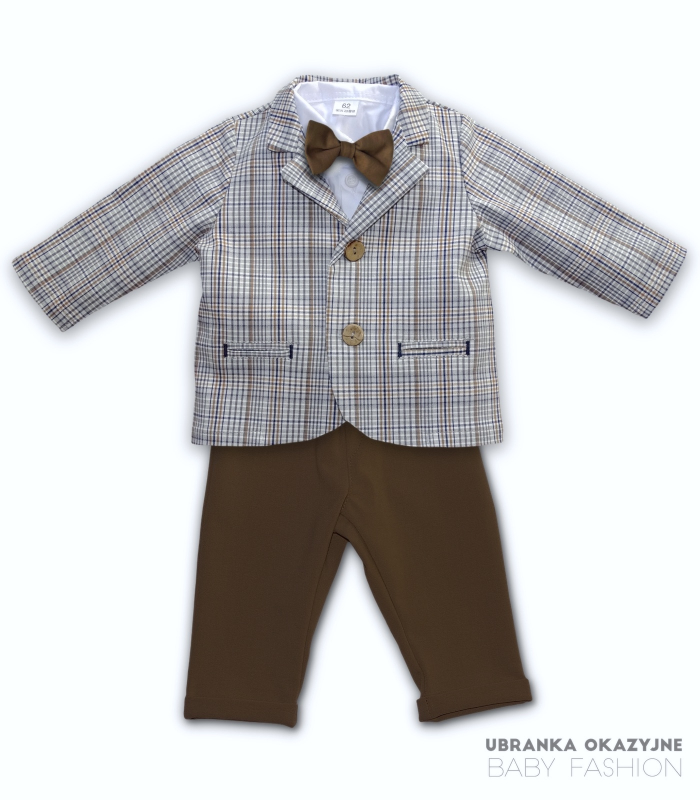 Ubranko do chrztu - Garniturek Borysek